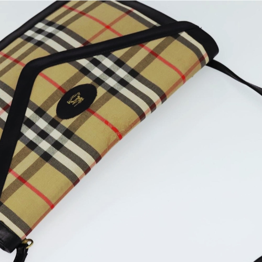Burberry Bag In Plaid With Black Trim - Picture 7 of 11